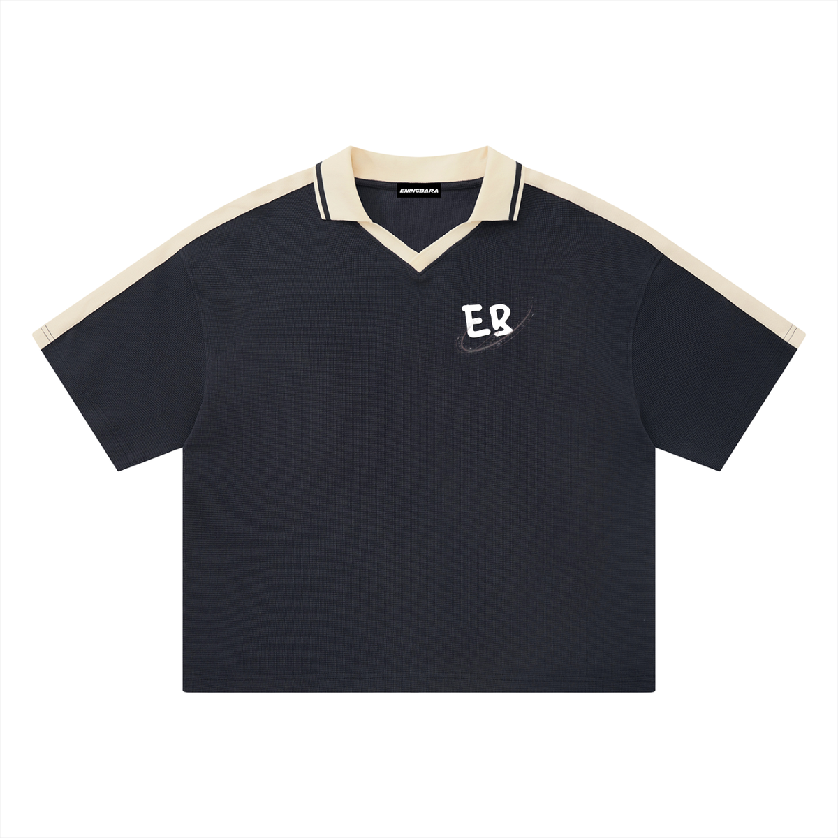Unisex Color Block Polo Shirt