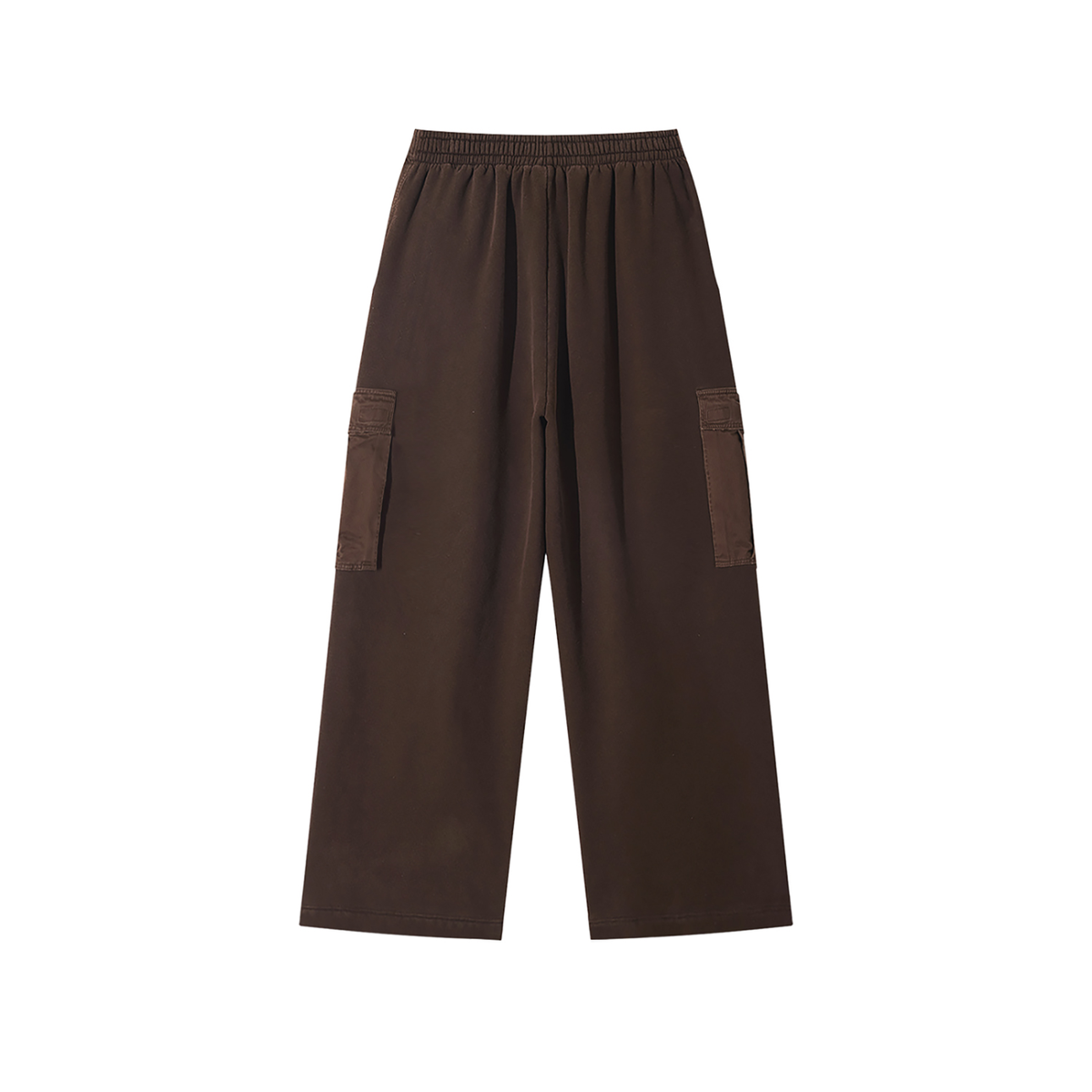 Unisex Sunfade Washed Fleece Cargo Pants
