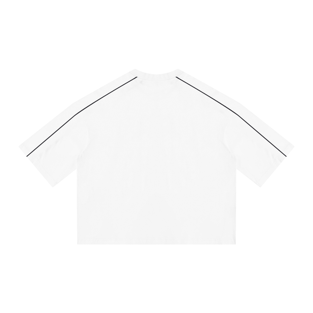 Unisex Heavyweight Boxy Piping T-Shirt